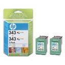 Tusz HP No 343 (CB332EE) kolorowy dual pack