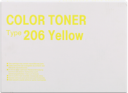 Toner Type 206 Yellow (CT206YLW/400997) Color Toner Type 206 Yellow